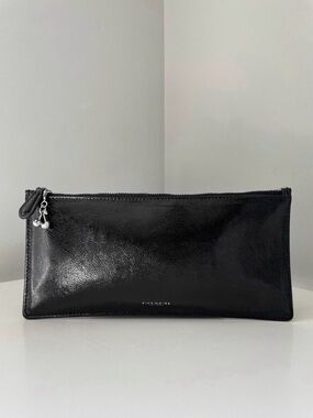 Coach Black Patent Pouch